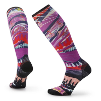 Women's Smartwool Zero Cushion Skication OTC Socks 2023 in Blue size Medium | Nylon/Wool/Elastane