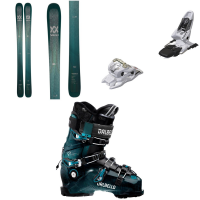 Women's Volkl Secret 96 Skis 2023 - 177 Package (177 cm) + 90 Bindings in Black size 177/90