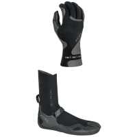XCEL 3mm Infiniti 5-Finger Wetsuit Gloves 2021 - Small Package (S) + 10 Bindings in Black size S/10 | Rubber/Neoprene