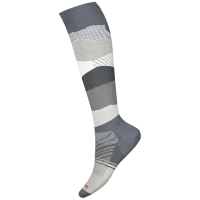 Smartwool Targeted Cushion Pattern OTC Socks 2023 in Gray size Large | Nylon/Wool/Elastane
