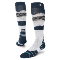 Stance Chin Valley Snow Socks 2023 in Blue size Large | Wool