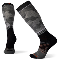 Smartwool Performance Ski Full Cushion Camo OTC Socks 2022 in Black size X-Large | Nylon/Wool/Elastane