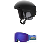 Smith Code MIPS Helmet 2023 - Small Package (S) + Bindings in Black | Polyester
