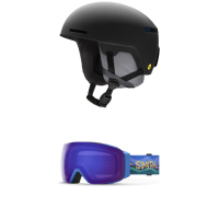 Smith Code MIPS Helmet 2023 - Small Package (S) + Bindings in Navy | Polyester
