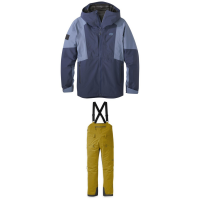 Outdoor Research Skytour AscentShell Jacket 2022 - Medium Package (M) + X-Large Bindings | Nylon/Spandex in Blue size M/Xl | Nylon/Spandex/Polyester
