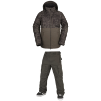 Volcom Deadly Stones Jacket 2022 - Medium Brown Package (M) + X-Large Bindings in Khaki size M/Xl
