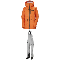 Women's Helly Hansen Elevation Infinity Shell Jacket 2022 - XS Package (XS) + S Bindings in Orange size X-Small/Small | Polyester