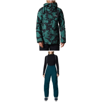 Women's Mountain Hardwear Cloud Bank GORE-TEX Insulated Jacket 2022 - Medium Blue Package (M) + XS Bindings | Nylon size M/Xs | Nylon/Polyester