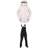 Women's Volcom Iris 3-In-1 GORE-TEX Jacket 2022 - Large Pink Package (L) + S Bindings in Black size L/S