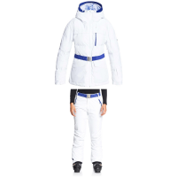 Women's Roxy Premiere Snow Jacket 2021 - X-Large Package (XL) + L Bindings in White size Xl/L | Polyester