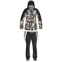 Women's Roxy Essence GORE-TEX Stretch Jacket 2023 - Small Package (S) + X-Large Bindings in Black size S/Xl | Polyester