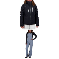 Women's Obermeyer Nova Jacket 2022 - 2 Package (2) + 12 Bindings in Black size 2/12 | Polyester