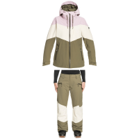 Women's Roxy Winter Haven Jacket 2023 - Large Pink Package (L) + S Bindings Size Long Sleeve size L/S | Polyester