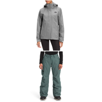 Women's The North Face Venture 2 Jacket 2023 - Small Black Package (S) + S Bindings Size Short Sleeve | Nylon in Blue size S/S | Nylon/Polyester
