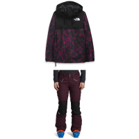 Women's The North Face Tanager Jacket 2022 - XS Pink Package (XS) + XS Bindings | Nylon/Elastane in Black size Xs/Xs | Nylon/Elastane/Polyester