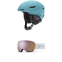 Women's Smith Vida MIPS Helmet 2021 - Medium Package (M) + Bindings in Blue | Polyester