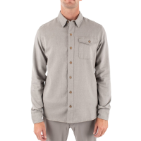 Jetty Essex Oyster Twill Shirt Men's 2023 Gray in Grey size Small | Cotton/Polyester