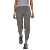Women's Patagonia Happy Hike Studio Pants 2021 in Gray size X-Large | Spandex/Polyester
