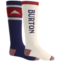 Burton Weekend Midweight 2-Pack Socks 2023 in Blue size Small | Nylon/Spandex/Acrylic