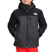 Kid's The North Face Snowquest Plus Insulated Jacket 2022 in Gray size X-Large | Nylon/Polyester