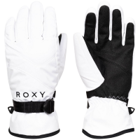 Women's Roxy Jetty Solid Gloves 2023 in White size Large | Leather