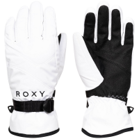 Women's Roxy Jetty Solid Gloves 2023 in White size Medium | Leather