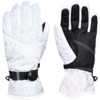 Women's Roxy Jetty Gloves 2023 in White size Large | Leather