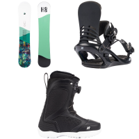 Women's K2 First Lite Snowboard 2023 - 154 Package (154 cm) + L Bindings in Black size 154/L | Polyester