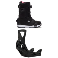 Women's DC Lotus Step On Snowboard Boots 2023 - 8 Package (8) + L Bindings in White size 8/L | Nylon