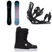 Rossignol District Snowboard 2022 - 155 Package (155 cm) + X-Large Bindings in White size 155/Xl | Nylon/Aluminum