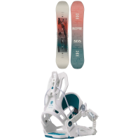 Women's Rome Royal Snowboard 2023 - 138 Package (138 cm) + S Bindings in White size 138/S | Nylon/Bamboo