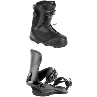 Women's Nitro Cypress Dual Boa Snowboard Boots 2023 - 8.5 Package (8.5) + S/M Bindings in Black size 8.5/S/M