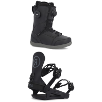 Women's Ride Hera Snowboard Boots 2023 - 7.5 Package (7.5) + S Bindings in Black size 7.5/S | Rubber