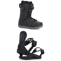 Women's Ride Hera Snowboard Boots 2023 - 9.5 Package (9.5) + S Bindings in Black size 9.5/S | Rubber