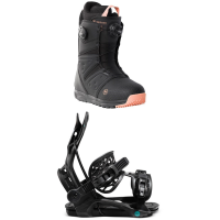 Women's Nidecker Altai Snowboard Boots 2023 - 10 Package (10) + L Bindings in Black size 10/L | Nylon/Rubber