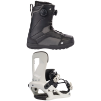 Women's K2 Kinsley Snowboard Boots 2023 - 7 Package (7) + S Bindings | Rubber in Black size 7/S | Rubber/Polyester