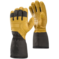 Black Diamond Guide Gloves 2023 in Yellow size 2X-Large | Nylon/Leather