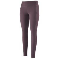 Women's Patagonia Pack Out Tights 2021 in Brown size Large | Spandex/Polyester
