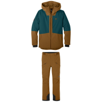 Outdoor Research Snowcrew Jacket 2022 - Small Brown Package (S) + M Bindings | Nylon in Blue size Small/Medium | Nylon/Polyester