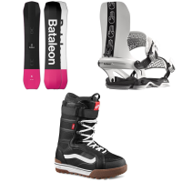 Bataleon Whatever Snowboard 2023 - 148 Package (148 cm) + Large/X-Large Bindings in White size 148/L/Xl | Nylon