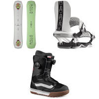 Bataleon Disaster Snowboard 2023 - 153W Package (153W cm) + Large/X-Large Bindings in White size 153W/L/Xl | Nylon