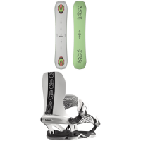 Bataleon Disaster Snowboard 2023 - 157 Package (157 cm) + M/L Bindings in White size 157/M/L | Nylon