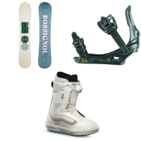 Women's Rossignol Soulside Snowboard 2023 - 141 Package (141 cm) + S/M Bindings in Green size 141/S/M | Nylon/Aluminum