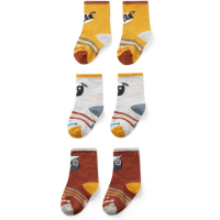 Kid's Smartwool Trio Socks Toddlers' 2023 in Red size 3T | Nylon/Wool/Elastane
