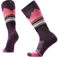Women's Smartwool Targeted Cushion Pattern OTC Socks 2026 in Pink size Large | Nylon/Wool/Elastane