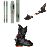 Salomon QST 106 Skis 2022 - 181 Package (181 cm) + 100-125 Bindings in Black size 181/100-125
