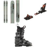 Salomon QST 106 Skis 2022 - 167 Package (167 cm) + 100-125 Bindings in Black size 167/100-125