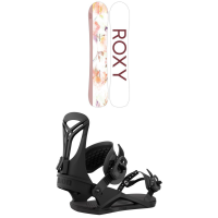 Women's Roxy Breeze C2 Snowboard 2023 - 154 Package (154 cm) + M Bindings in White size 154/M