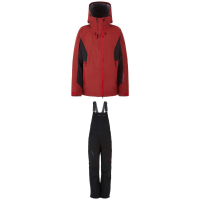 Women's Spyder Solitaire GORE-TEX Jacket 2022 - XS Red Package (XS) + S Bindings in Black size X-Small/Small | Polyester