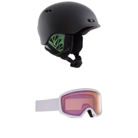 Women's Anon Rodan Helmet 2022 - Small Package (S) + Bindings in Purple | Polyester
